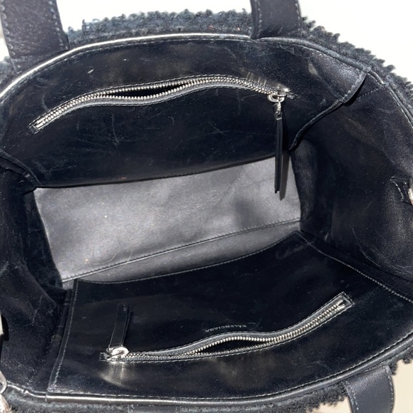 Balenciaga Shearling Logo Tote XS - Picture 4 of 6